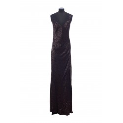 EVENING DRESS LEOPARD JACQUARD