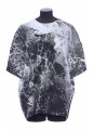 CUT AND SEW-SMASHED SCREEN ON T-SHIRT