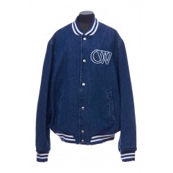 OW FULL DENIM VARSITY DEEP