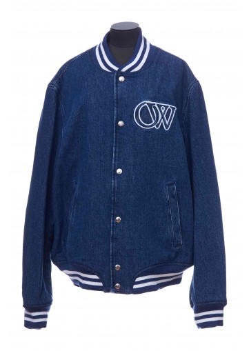 OW FULL DENIM VARSITY DEEP