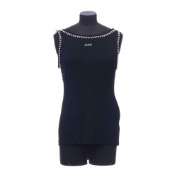 LIGHT RIB EMB 20S TANK TOP