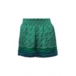 DRAWSTRING SHORTS SILK SATIN