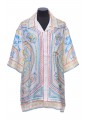 SHORT SLEEVE CUBAN COLLAR SHIRT SILK TWILL