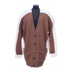 PANELLED CARDIGAN