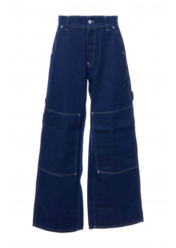 DARK BLUE S-WAVE CARGO JEANS