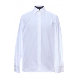 CHEMISE GRAND COL POPELINE DE COTON