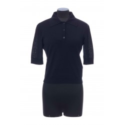 POLO COL CLASSIQUE M CACHEMIRE LAINE SOIE