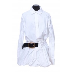 BELTED SHIRT