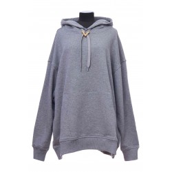 JERSEY FELPA SOLID COTTON SWEATSHIRT