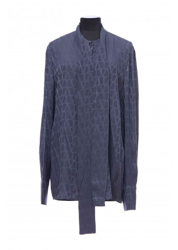 SHIRT TOILE ICONOGRAPHE SILK JACQUARD