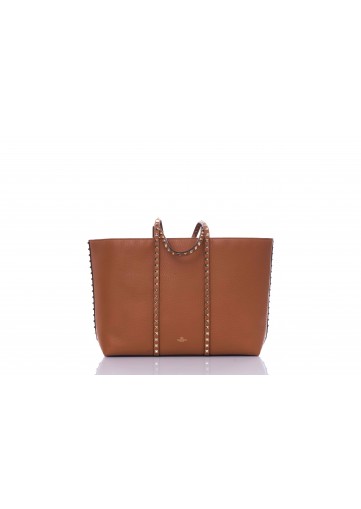 TOTE ROCKSTUD VIT.ST ALCE UNLINED/PLAT.STUDS