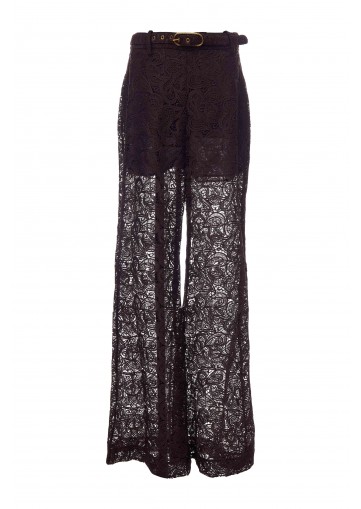 ILLUSTRATION LACE FLARE PANT