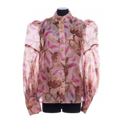 ILLUSTRATION FLORAL BLOUSE