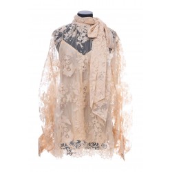 ILLUSTRATION LACE BLOUSE