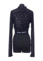 B LOGO TAPE SEQUINS TOP