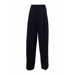 OW EMB WOOL DARTED PANT