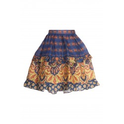 SKIRT PATTERN LINO PAISLEYMEDAGLIONI