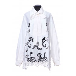 COTTON EMBROIDERED BLOUSE