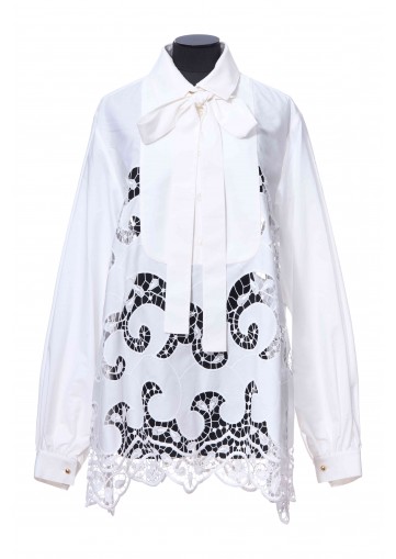 COTTON EMBROIDERED BLOUSE