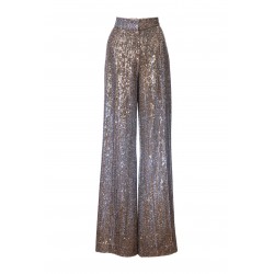 SEQUINS EMBROIDERED PANTS