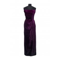 VELVET LONG DRESS