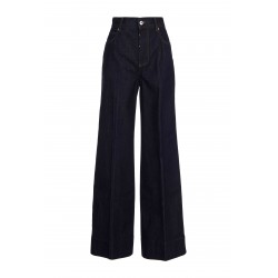 TROUSERS INDIGO SOFT DENIM