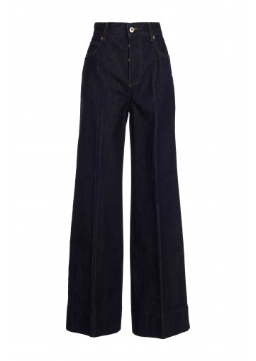 TROUSERS INDIGO SOFT DENIM