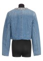 CRUSH EMBELLISHED DENIM JACKET