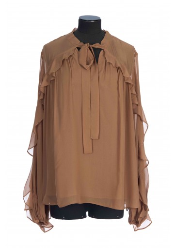 ILLUMINATE FLUTTER BLOUSE