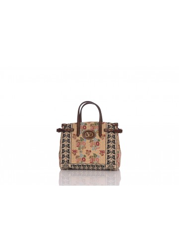 SMALL TOTE ANTIBES TESS.JACQUARD L