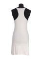 CONTRAST SCUBA MINI DRESS