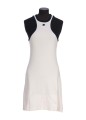 CONTRAST SCUBA MINI DRESS